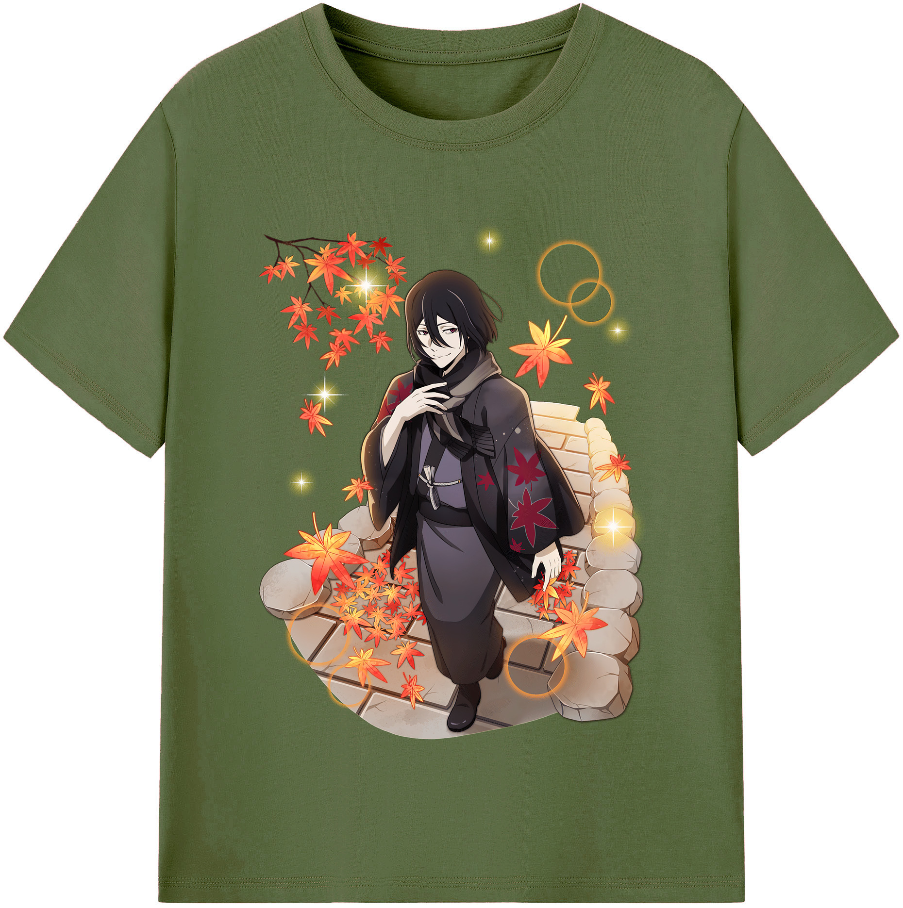 （画像用） 文豪ストレイドッグス Bungo Stray Dogs 綿100％半袖Tシャツ（フロントプリント）